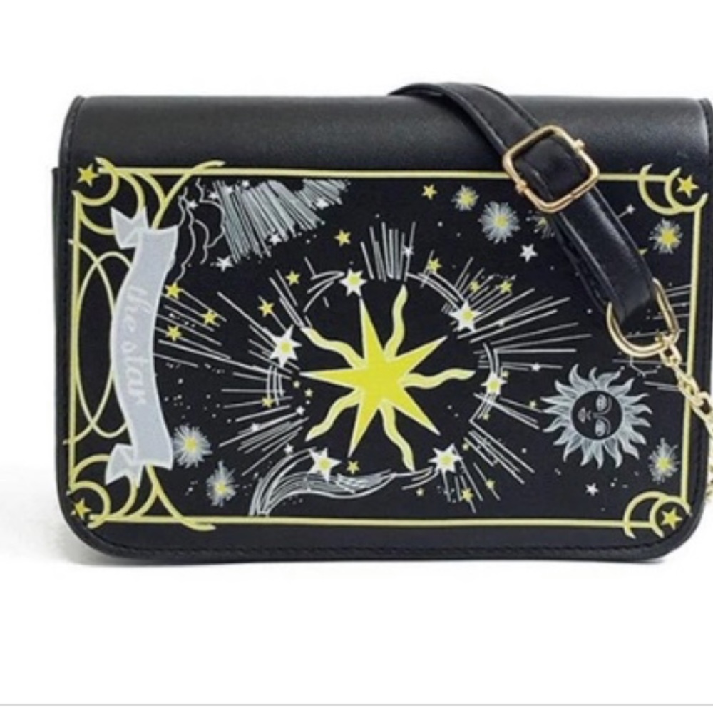 COPY - Star tarot card crossbody bag